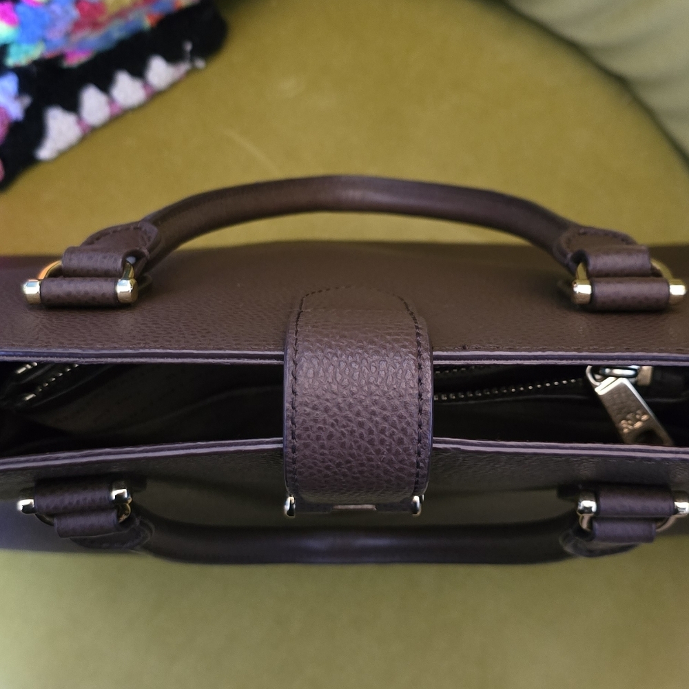 Ralph Lauren Chocolate Brown Work Tote - Picture 6 of 7